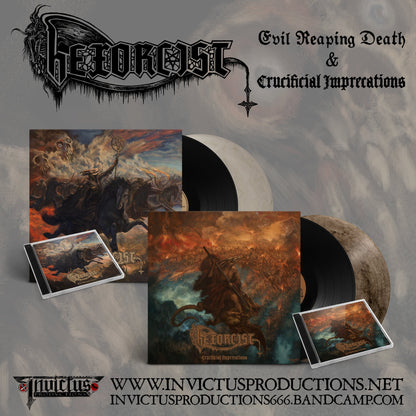 HEXORCIST - Evil Reaping Death, CD & LP (Black or Brown Smoke) [PRE-ORDER]